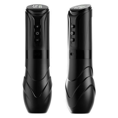 주문 고품질 전문적인 4.5mm 스트로크 조정 가능한 무선 충전 전력 1900mAh*2 배터리 회전 문신 머신 펜 온라인 제조