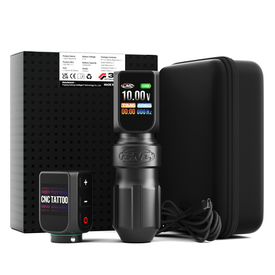 4.0MM 스트로크 무선 문신 펜 1600 MAh 무선 문신 총