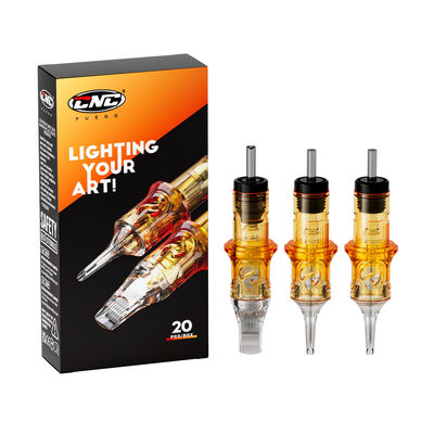 CNC Fuego 스테인리스 스틸 둥근 쉐이더 문신 바늘 단일 사용 마그넘 바늘 문신 0.30mm 문신 카트리지 바늘 스테인리스 스틸 EO 가스 살균 CNC 문신 바늘