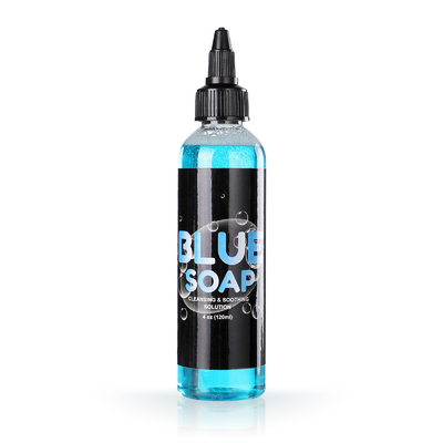 파란색 사본 문신 120ml 4OZ 문신 폼 비누 살균