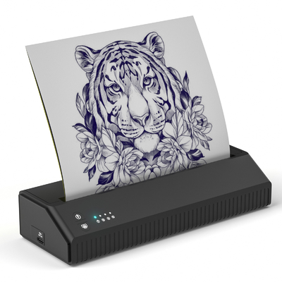 앱 제어 문신 전송 기계 2500mAh 203dpi 열 복사기 문신