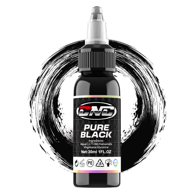 30ML 최고 품질의 문신 잉크 안전 슈퍼 블랙 문신 잉크 CNC