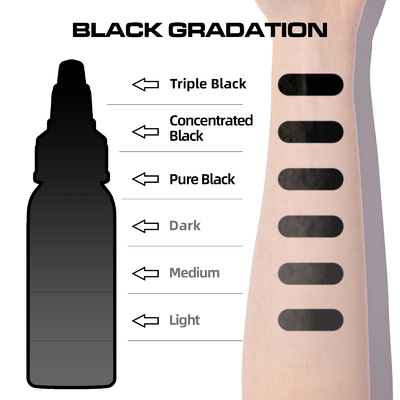 중성 검정 품질 문신 잉크 60ML 눈꺼풀 문신 잉크