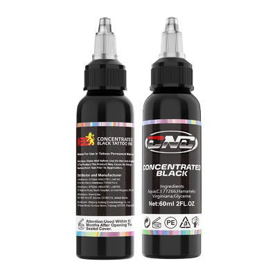집중 된 CNC 문신 잉크 검은색 대담한 디자인을 위해 60ML / 병